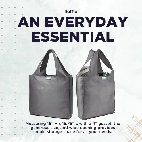 Miniatura 4 de RuMe Classic Medium Tote Eco-Friendly Reusable Washable 50lbs Grocery Shopping Bag Foldable Light & Durable