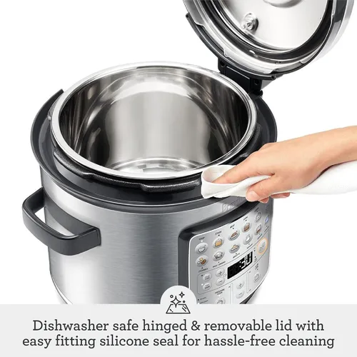 Miniatura 6 de Breville Fast Slow Go Olla de Presión Lenta BPR680BSS, Acero Inoxidable Cepillado