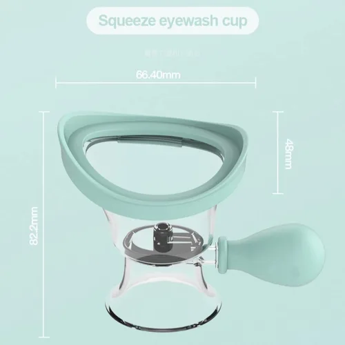 Miniatura 2 de Taza de lavado de ojos AITIME, tazas de lavado de ojos portátiles y reutilizables para lavado de ojos, taza de enjuague ocular y kit de estuche