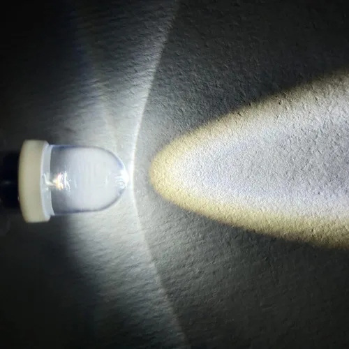 Miniatura 7 de Mini bombilla LED E10 de 0.2 W, 0.2 W, 3 V, bombillas de base de tornillo en miniatura, indicador LED para circuito de experimento casero