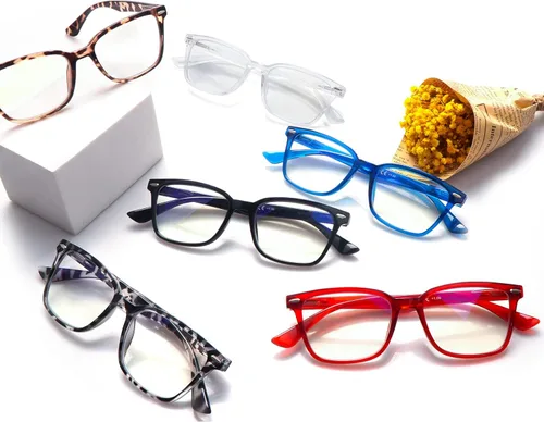 Miniatura 5 de Gafas de lectura para mujeres y hombres, para lectura de computadora, lentes de bloqueo de luz azul, lentes de bisagra de resorte