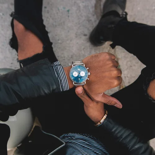Miniatura 5 de MVMT Blacktop - Reloj cronógrafo analógico para hombre