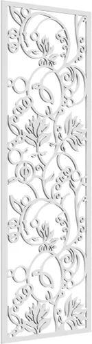 Miniatura 159 de 9 3/8"W x 24 3/8"H x 1/4"T Caspio Decorativos Paneles De Pared De Madera De Calado, Roble Rojo rojo (Red Oak)