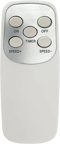 Miniatura 6 de Vie Air Ventilador de soporte oscilante de 3 velocidades de 16 pulgadas con temporizador de 7.5 horas, 1400 RMS y control remoto (blanco)