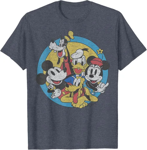 Miniatura 34 de Disney Camiseta retro de Mickey and Friends Group Shot