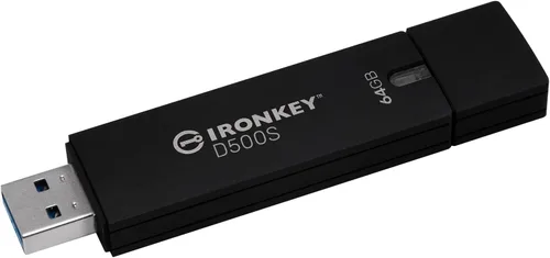 Miniatura 12 de Kingston Ironkey D500S - Unidad flash cifrada de 16 GB, partición oculta dual, FIPS 140-3, nivel 3, XTS-AES de 256 bits, protección BadUSB y fuerza