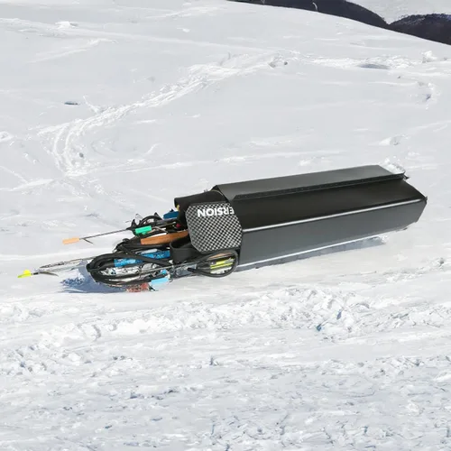 Miniatura 5 de Sportube Funda de esquí y snowboard Series 3 – Funda protectora de viaje para hasta 3 pares de esquís y equipo alpino, o 2 juegos de tablas de Negro