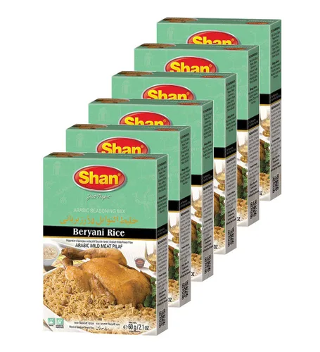 Miniatura 195 de Shan Korma Recipe and Seasoning Mix 1.76 oz (50g) - Spice Powder for Traditional Meat in Yogurt Sauce - Suitable for Vegetarians - Airtight Bag in a