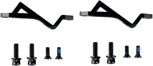 Miniatura 10 de Adaptador de freno de bicicleta+0.787 in Montaje de poste a adaptador de freno de montaje plano MTB 140/160/7.087 in Aleación de aluminio Accesorios