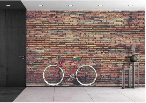 Miniatura 31 de wall26 - Paneles horizontales con patrón de ladrillo gris suave - Mural de pared, papel tapiz extraíble, decoración del hogar - 66x96 pulgadas