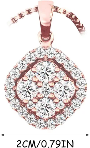 Miniatura 7 de Exquisitos anillos collares aretes joyería para mujer aleación de metal diamantes de imitación cristal boda compromiso aniversario cumpleaños San