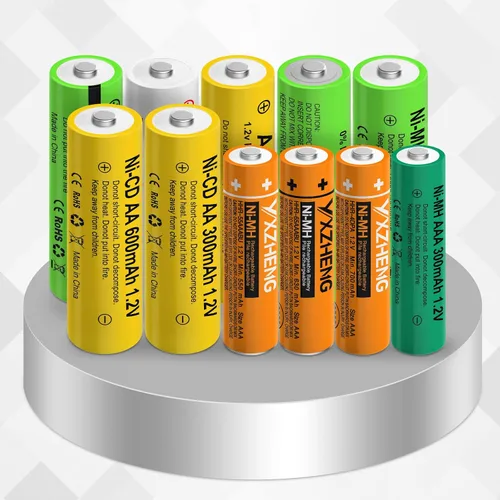 Miniatura 7 de Luces solares 8pcs AAA 300mAh NI-MH batería 1.2v recargable luces de jardín controladores (8xAAA)