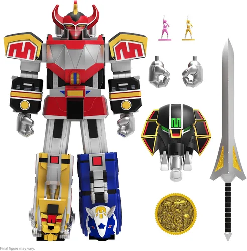 Miniatura 8 de Super7 Mighty Morphin Power Rangers ULTIMATES! Wave 3 - Figura de acción de Blue Ranger