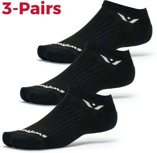 Miniatura 2 de Swiftwick - ASPIRE ZERO (3 pares) calcetines para correr, calcetines de ciclismo, ajuste de compresión