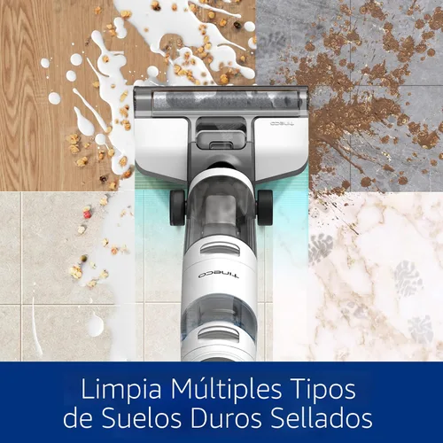 Miniatura 3 de Tineco iFLOOR 3 Breeze - Aspiradora completa en seco y húmedo, limpiador de suelos inalámbricos y trapeador, limpieza de un solo paso para suelos