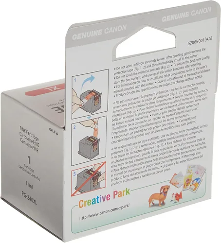 Miniatura 6 de Canon Cartucho de tinta de color CL-241XL, compatible con MG3620, MG3520, MG4220, MG3220, MG2220, MG4120, MG3120 y MG2120 y PG-240XL, compatible