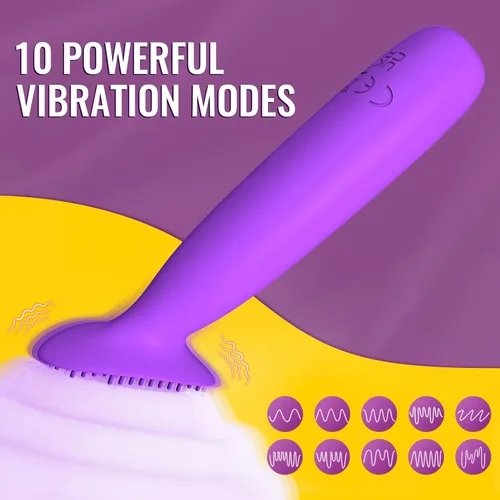 Miniatura 5 de Barra de vibración de juguetes sexuales para adultos, mini vibradores bala con 10 modos de vibración, vibrador de varita femenino para estimulador