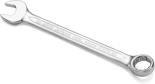 Jetech Juego de Llave Combinada de 22mm - Llave Industrial de 12 Puntas con Desplazamiento de 15 Grados, Hecha de Acero de Cromo Vanadio Duradero