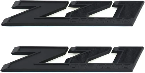 Miniatura 4 de Aimoll 2 piezas de emblemas Z71 Off con fuerte adhesivo de cinta. Emblemas con insignia para GMC Chevy Silverado Sierra Suburban (Negro Rojo)