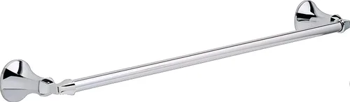 Delta Ashlyn 76424 - Toallero de 24 pulgadas para baño, cromo pulido, toallero para pared de baño, toallero montado en la pared