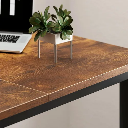 Miniatura 7 de sogesfurniture Escritorio de oficina de 71 pulgadas, escritorio para videojuegos, mesa de computadora, estación de trabajo de escritura resistente