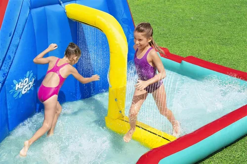 Miniatura 8 de Bestway H2OGO! Parque acuático Waterfall Waves Mega Tobogán inflable y piscina para hasta 6 niños