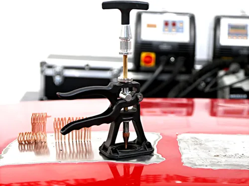 Miniatura 8 de Unidad de tracción de soldadura por puntos de abolladuras de chapa, extractor rápido, herramienta de reparación de carrocería de automóvil, unidad