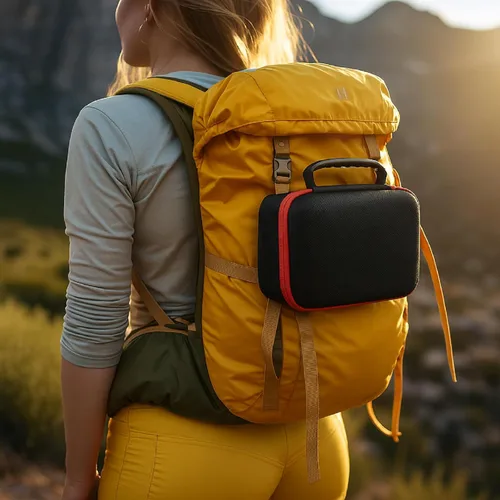 Miniatura 6 de Relaxweex Estuche rígido de EVA con espuma personalizable de 7.1 x 4.7 x 3.1 pulgadas, funda protectora de transporte de EVA a prueba de golpes