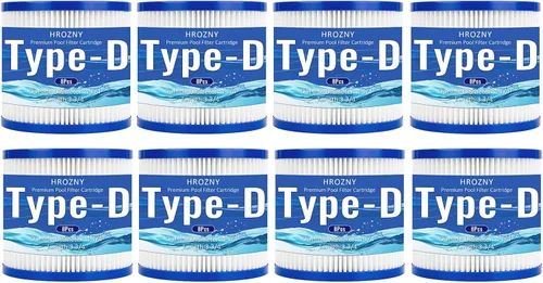 Miniatura 10 de Hrozny Filtro de piscina tipo D para Summer Waves Filtro de piscina, filtro D compatible con filtro de piscina, para Summer Escapes FS-350 RP-350