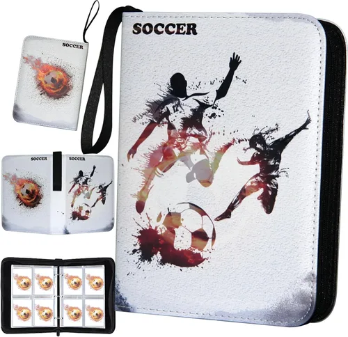 Miniatura 10 de Álbum de Tarjetas de Hockey, Carpeta de Tarjetas de Intercambio de 9 Bolsillos con 50 Fundas Extraíbles, Compatible con 900 Tarjetas Deportivas