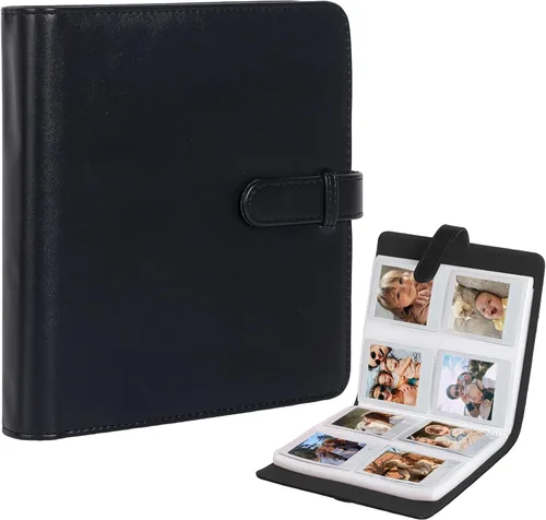 Miniatura 7 de Álbum de 64 bolsillos para cámara instantánea Fujifilm Instax Square, color negro Square Photo Album for Fujifilm Instax SQ40/1/6/10/20/SP-3