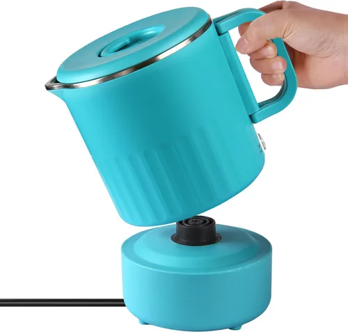 Miniatura 3 de Hervidor eléctrico pequeño plegable de acero inoxidable 304 de 0.8L, hervidor eléctrico plegable de viaje, mini calentador de agua caliente