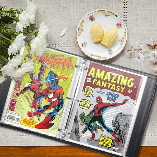 Miniatura 7 de Bolsas para cómics, fundas para encuadernación de cómics, paquete de 12 bolsas protectoras para cómics