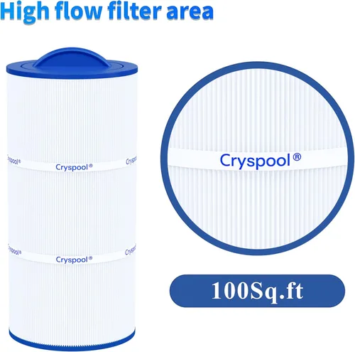 Miniatura 6 de Cryspool® 08010 Filtro compatible con Caldera Utopia 73722, 1039607, C-8399, PCD100W, FC-3965, cartucho de filtro de spa de 100 pies cuadrados, 1
