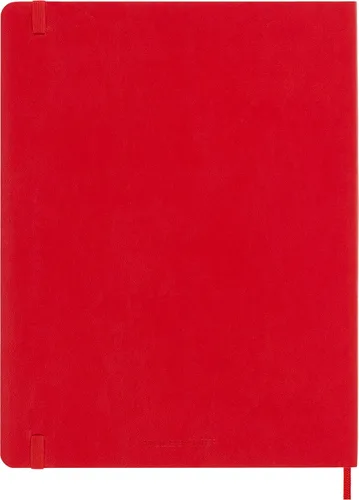 Miniatura 2 de Moleskine - Cuaderno clásico, tapa blanda, tamaño XL (7.5 x 9.5 pulgadas), liso/en blanco, rojo escarlata, 192 páginas