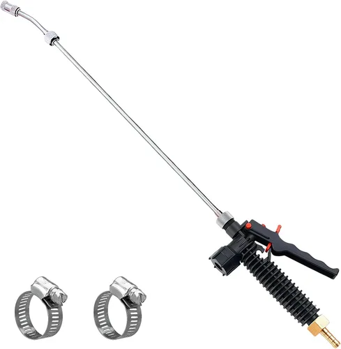 Miniatura 8 de Varita pulverizadora de bomba, varita rociadora universal ajustable con púa de latón de 3/8 pulgadas, varita rociadora de repuesto de acero