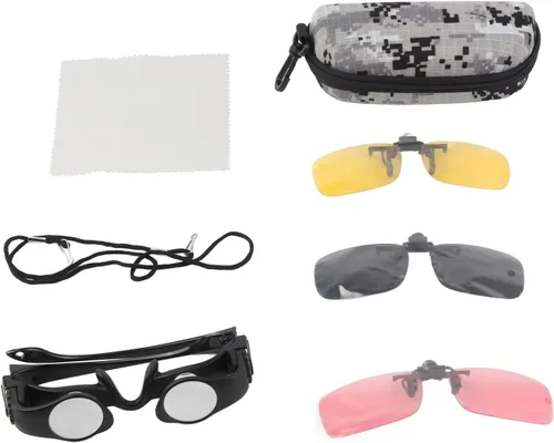 Miniatura 7 de Gafas binoculares profesionales para pesca, conciertos, observación de aves, deportes, teatro, 8 manos para adultos, longitud focal ajustable