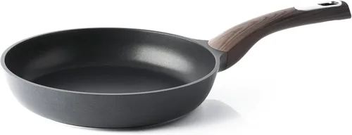 SENSARTE Nonstick Frying Pan Skillet, Egg pan, Omelette Pan, Healthy Cookware Chef's Pan, PFOA Free, 11 Inch, Black Negro clásico