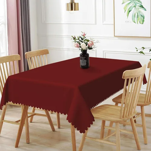 Miniatura 9 de 52x70inches Apple Green Tablecloth Heavy Duty Washable Polyester Fabric Table Cloth Rectangular Solid Color Table Cover for Kitchen Dining Room