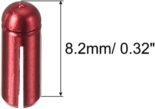 Miniatura 2 de PATIKIL Protector de vuelo de dardos, accesorios de dardos de aleación de aluminio, protectores de alas para vuelos de acero y plástico Rojo