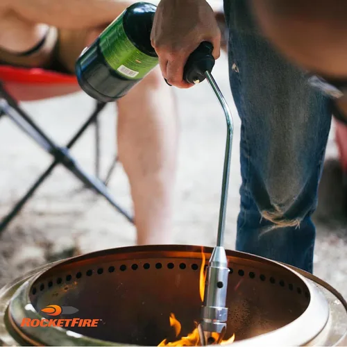 Miniatura 8 de ROCKETFIRE Antorcha Encendedora de Fuego Cabezal de Antorcha de Propano Perfecto, Pistola para Parrilla, Antorcha para Carbón Compatible