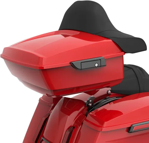 Miniatura 10 de Moto Onfire King Tour - Maletero con almohadilla de respaldo para Harley Touring 1997+ (Barracuda Silver)