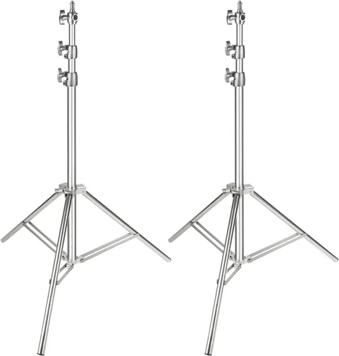 Miniatura 10 de NEEWER PRO - Soportes de luz para estudio fotográfico de 9 pies (102.4 in) con resorte y tornillo de 1/4 pulgadas y perno de 5/8 para iluminación
