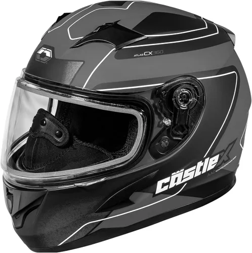 Miniatura 4 de Castle X Youth CX360 - Casco integral para nieve, color negro mate, talla pequeña