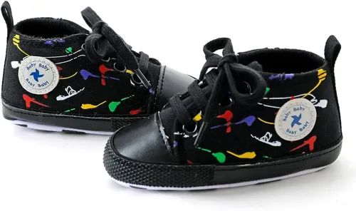 Miniatura 119 de Zapatos deportivos de lona de lona para bebés y niñas, suela antideslizante suave, suela antideslizante