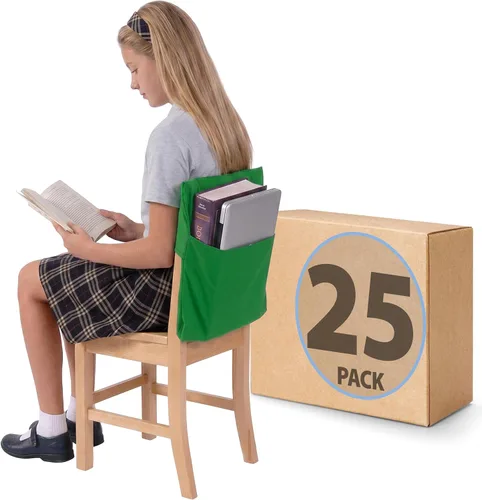Miniatura 10 de Seat Sack Bolsillo de Almacenamiento Grande para Silla de 17", Azul - Perfecto Organizador de Bolsillo Sobre la Silla para Sillas y Escritorios