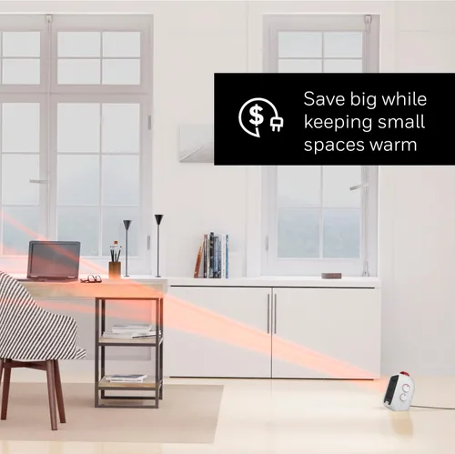 Miniatura 6 de Honeywell UberHeat 5 Calentador de Espacio de Cerámica para Habitaciones Pequeñas, Blanco
