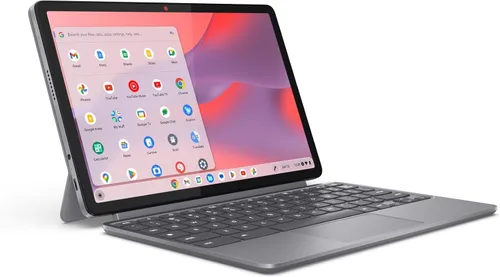 Lenovo Chromebook Duet - 2025 - Laptop convertible - ChromeOS - Pantalla táctil IPS WUXGA de 10.95" - 4GB de memoria - Almacenamiento de 64GB -
