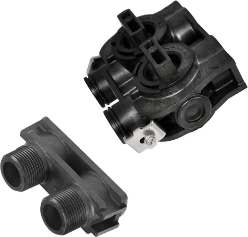Miniatura 5 de AFWFilters 5600sxt Ablandador de agua de grano medido bajo demanda de 48,000 granos con tanque de salmuera, derivación y adaptadores de 1