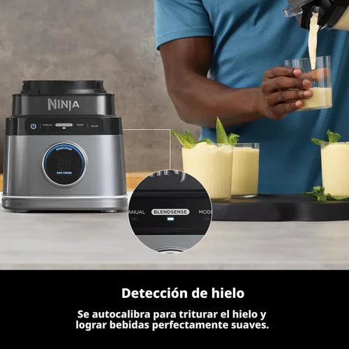 Miniatura 4 de Ninja TB201 Detect Power Blender Pro, tecnología BlendSense, para batidos, batidos y más, 1800 vatios de pico, 72 onzas, jarra, licuadora, negro